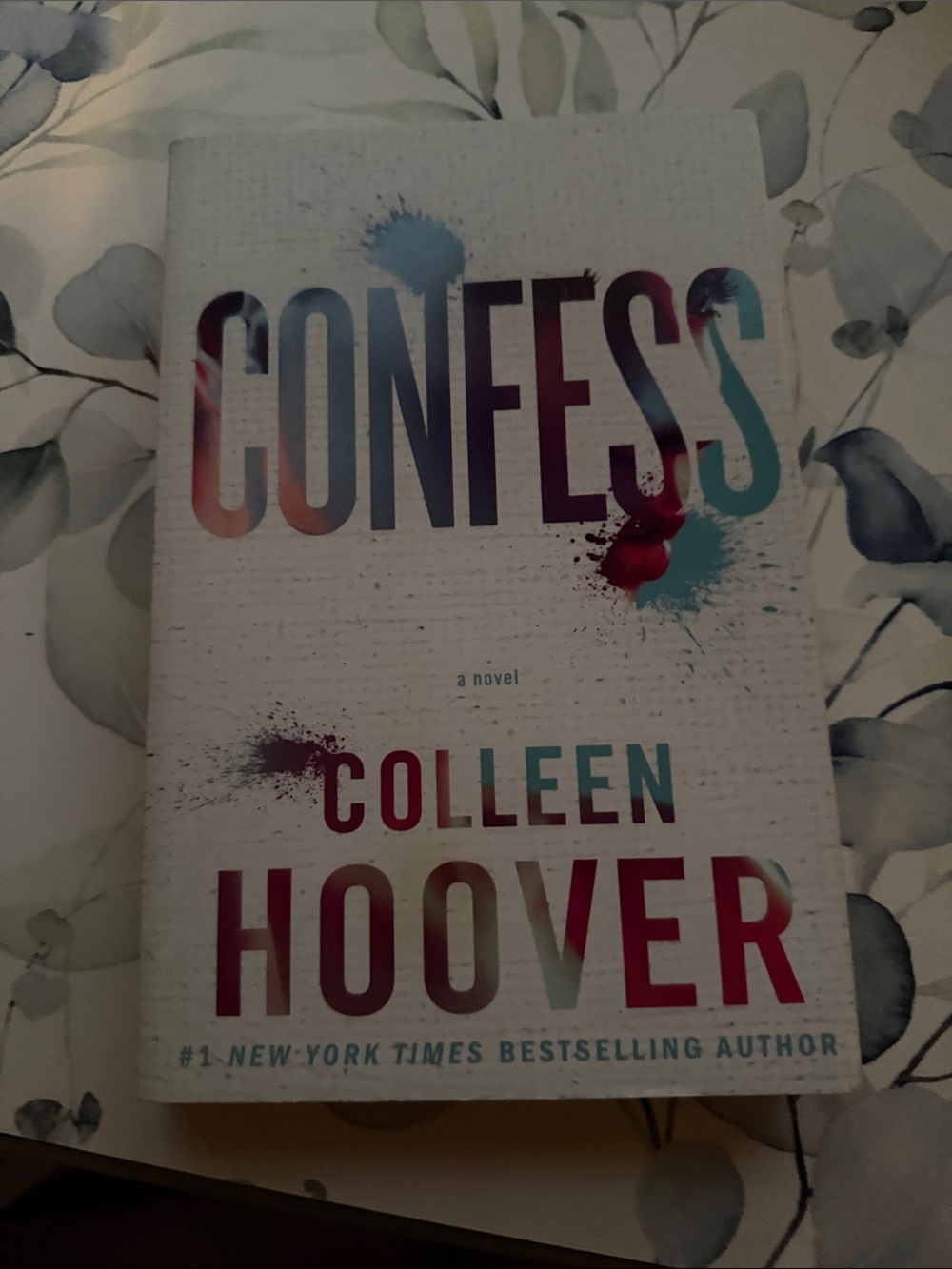 Confess by Colleen Hoover - Colorful Hardcover Novel